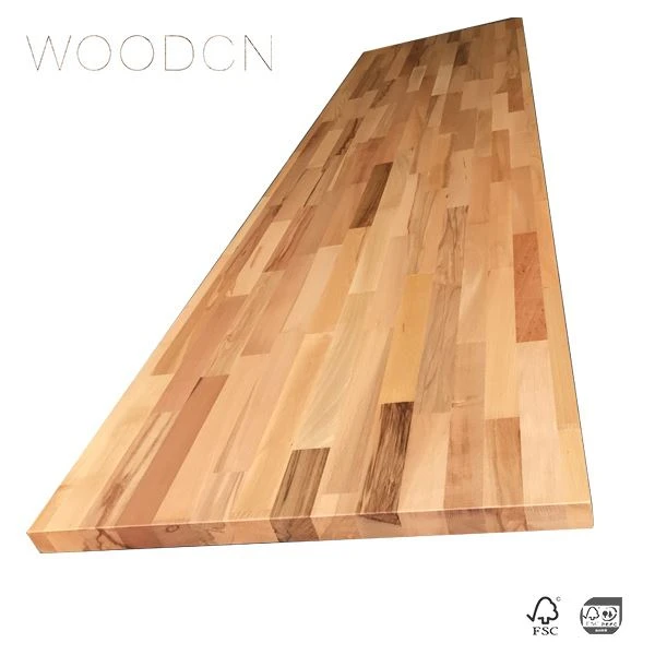 Encimera de bloque de carnicero de madera de haya