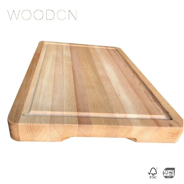 Tabla de cortar de madera de haya