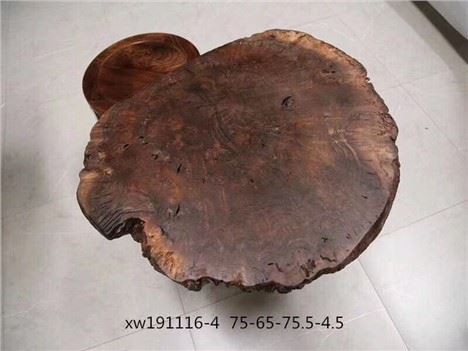 Solid South America Walnut Tea Table And Desktop