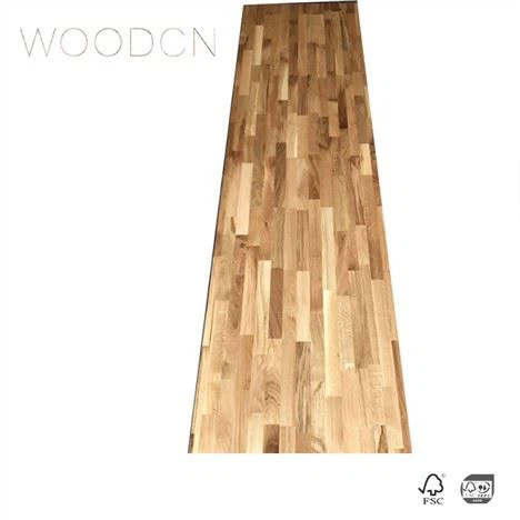 Encimera de cocina de bloque de carnicero de madera maciza de roble blanco