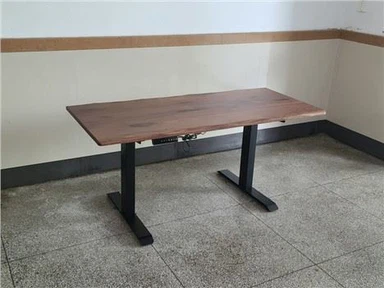 Escritorio de la oficina de elevación eléctrica de madera maciza