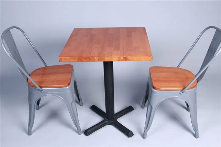 Tablero de mesa de centro de bloque de carnicero de madera de haya