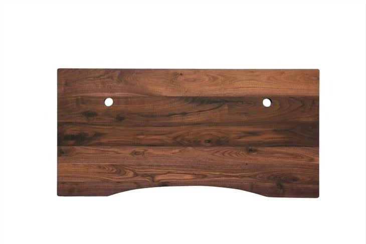 Black Walnut Wood Nature Edge Glued Office Table/Desk Top
